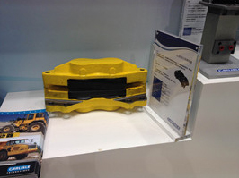 Brake products at the 2014 Shanghai BMW Exhibition.